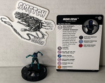 CMM 011 Minn Erva Rare - Heroclix Captain Marvel Movie Gravity Feed 2019