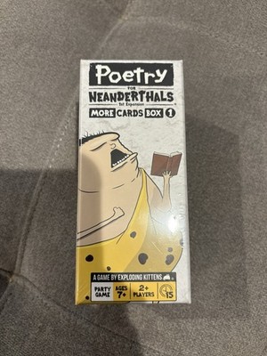 Exploding Kittens - Poetry for Neanderthals - More Cards Box 1 - 500 ct - NEW