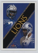 2000 Fleer Tradition Rookies to Watch Stockar McDougle Barrett Green #345 01w7
