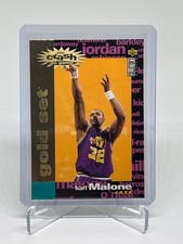 1995-96 UD Collector's Choice Crash the Game Gold Set Karl Malone #C8