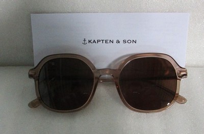 Kapten & Son - Sonnenbrille - Tallinn - Transparent Hazel Brown- Nebst Zubehör