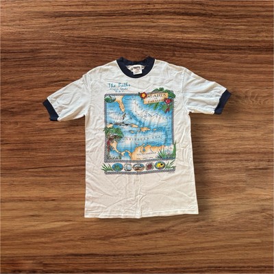 Vintage Single Stitch British Virgin Islands Tourism T-Shirt Med