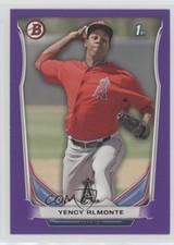 2014 Bowman Prospects Purple Yency Almonte #BP93 0x0