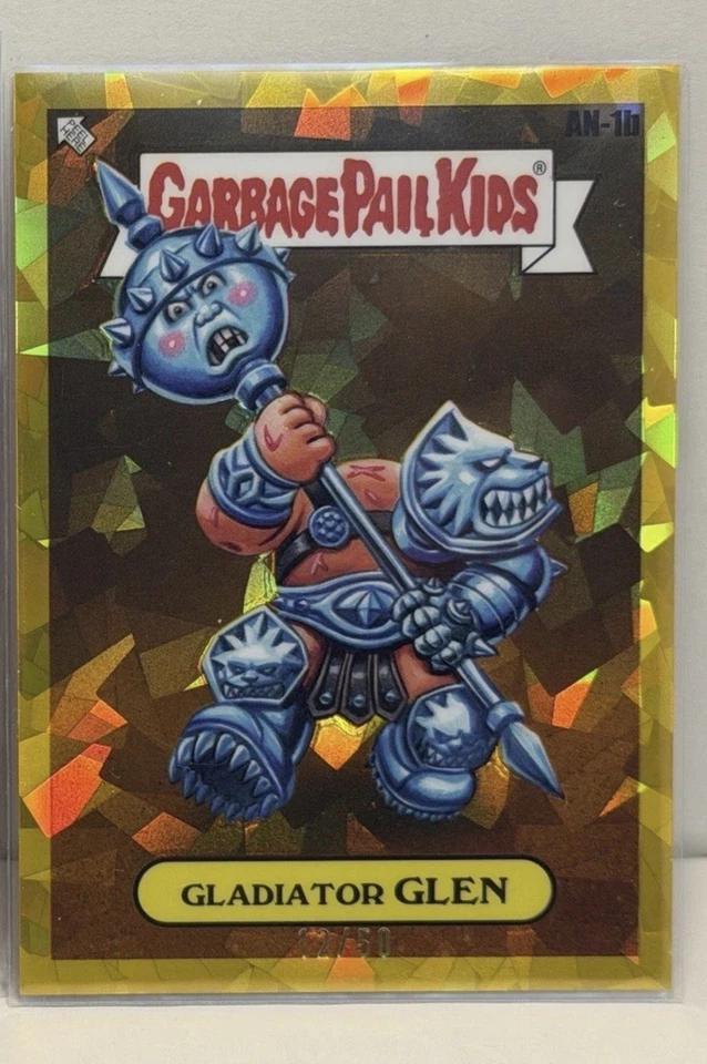 2024 Garbage Pail Kids Sapphire #AN-1b Gladiator Glen /50 - Bild 1 von 2