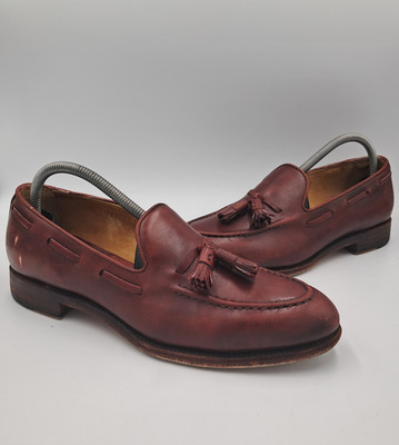 Size 7.5 - Meermin Mallorca Burgundy Tassel Loafer 43499