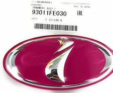 Subaru Impreza G11 STi 2002-2011 Front Kühlergrill Emblem Pink Badge...