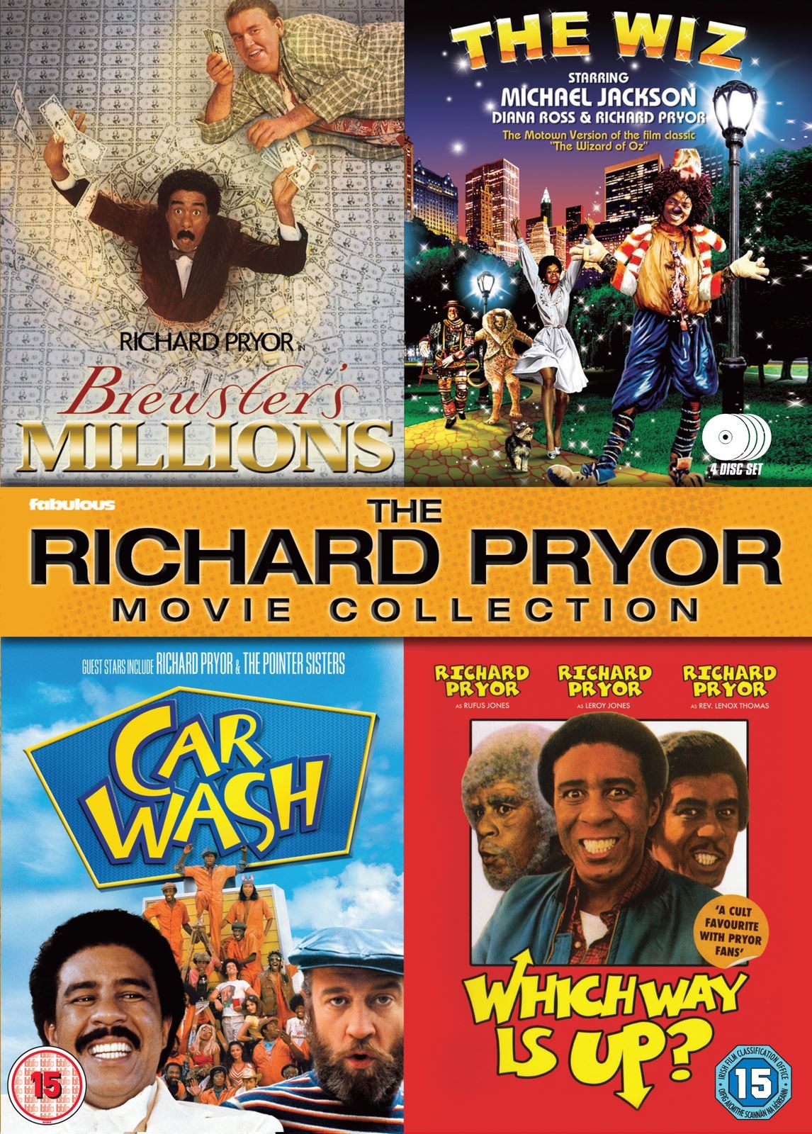 The Richard Pryor Movie Collection [15] DVD Box Set