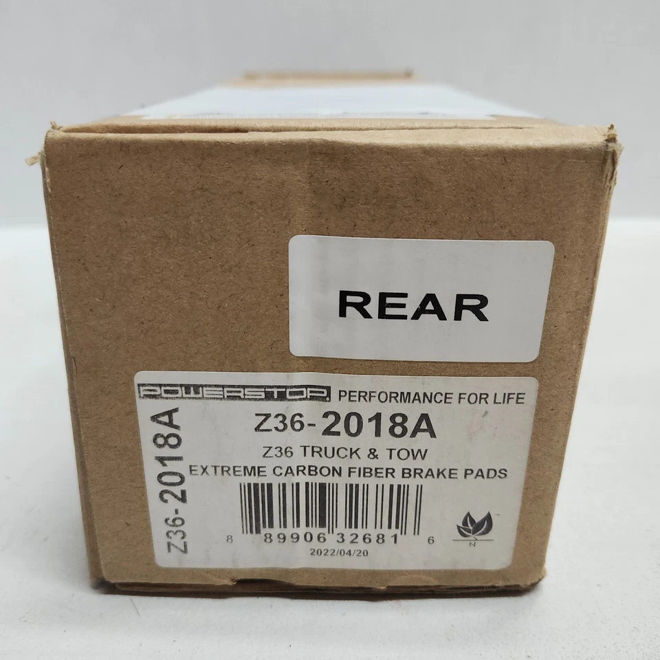 Powerstop Z36 Truck Tow Rear Brake Pads w/ Hardware 17-23 Ford F450 F550 6.7 NEW - Imagem 2 de 4