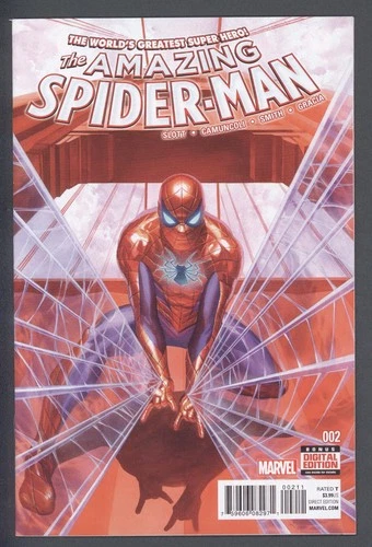 AMAZING SPIDER-MAN #2 (4th Series) ALEX ROSS COVER 2015 Marvel Comics NM-