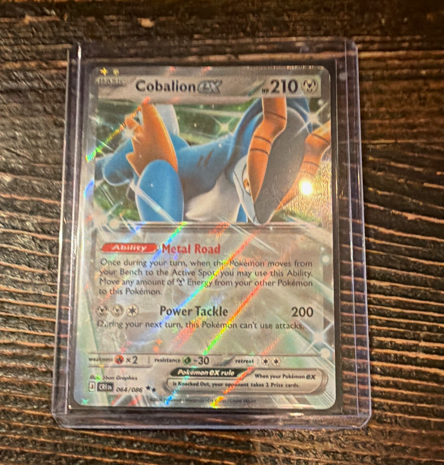 Pokemon TCG Cobalion GX 064/198 Chilling Reign Ultra Rare Full Art Holo 210 HP