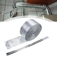 Fiberglass Aluminum Foil Double Sided Tape Exhaust Heat Resistant Tape Sturdy