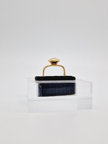 Gold ring mit diamanten, 18 Karat, 750 Gold, Oro Giallo, Diamant 0,25 ct. - Bild 4 von 5