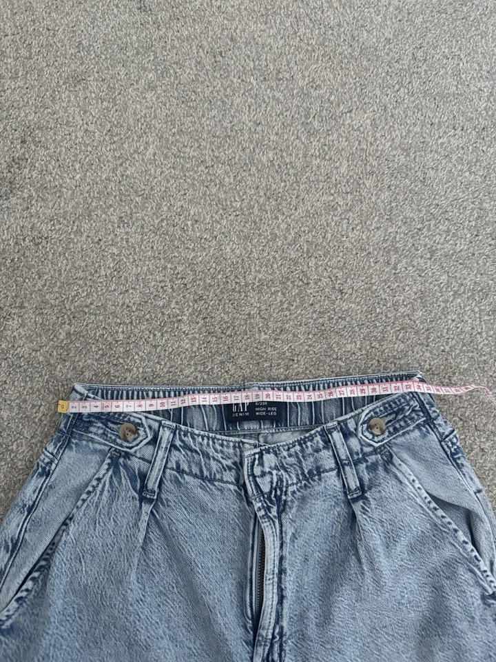 Pantalón Pierna Ancha Azul Gap 6 Regular Foto 4 de 4