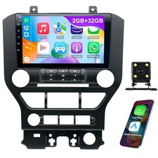 Android 13.0 Double Din Car Stereo for Ford Mustang 2015-2021 9 Inch 2G 32G