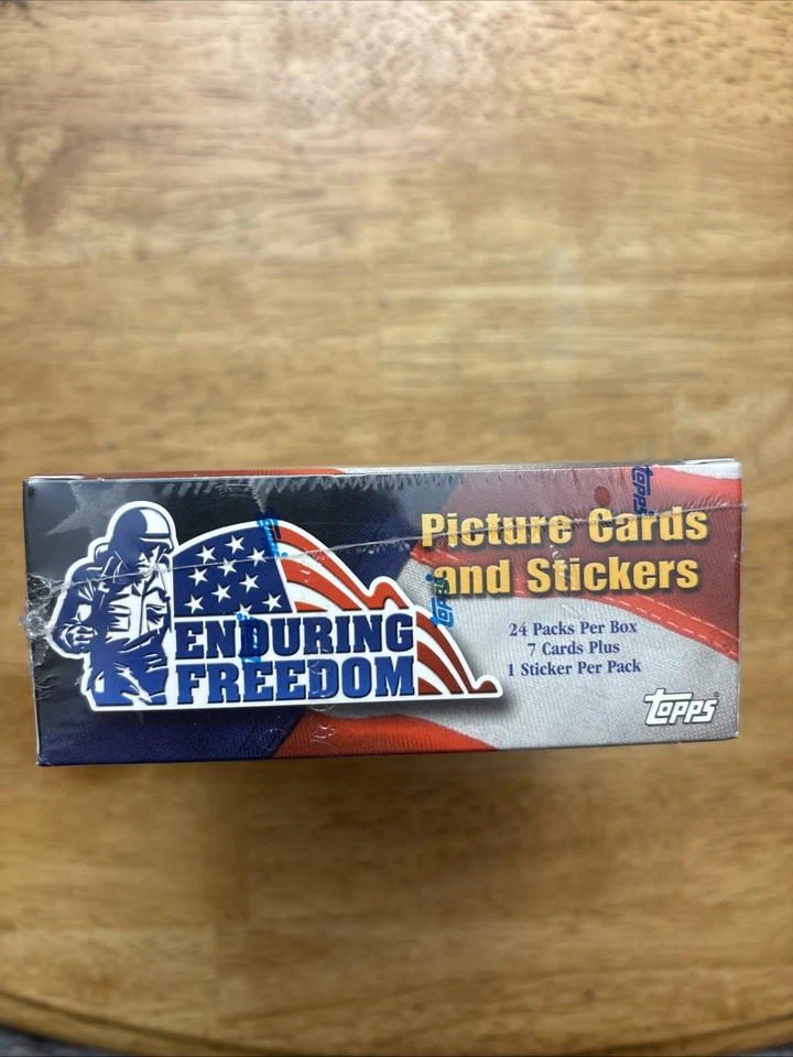 2001 Topps Enduring Freedom Trading Cards Box 24 Packs Factory Sealed - Image 2 of 4