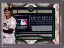 MANNY MACHADO 2025 Topps Museum Collection #MMLTII-MM Game Used Laundry Tag #1/1