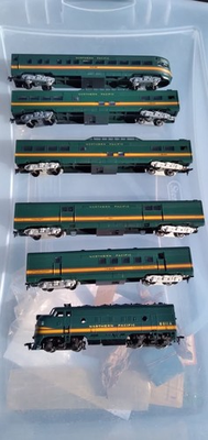 #ad #ad Athearn HO NORTHERN PACIFIC F7 Dummy NIB 5 Asst Passenger car Blue Box NOS $199.99