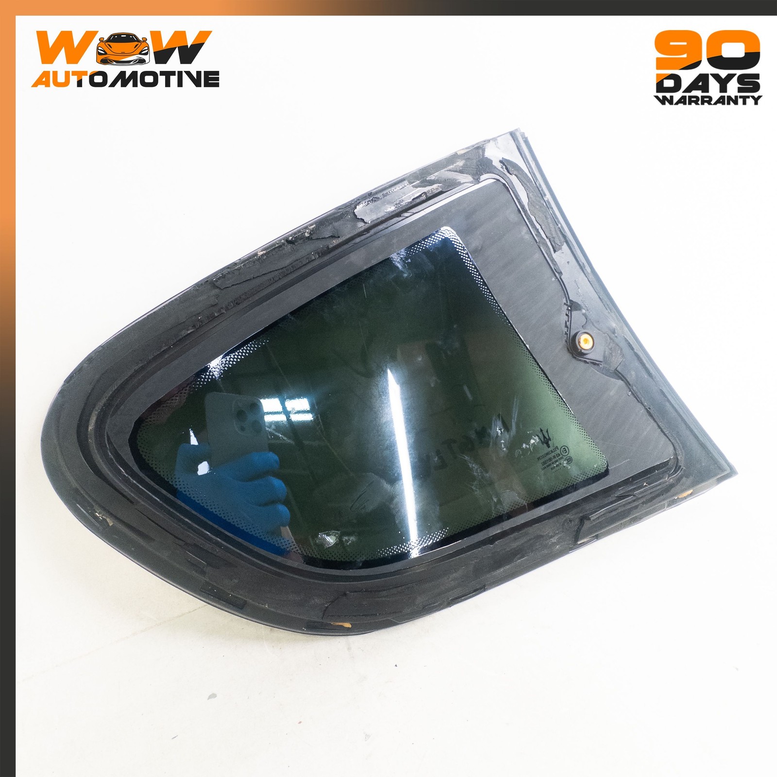 08-19 MASERATI GRANTURISMO REAR LEFT DRIVER SIDE QUARTER WINDOW GLASS OEM