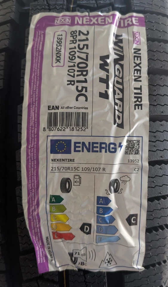 [NEU] Original Winterkomplettrad-Satz für Opel  Movano C  215-70R15 Nexen 60 - Bild 2 von 4