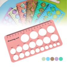 Mothers Nipple Measurement Ruler Flexible Silicone Breast Flange Measuring Tool