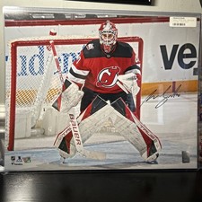 AKIRA SCHMID Signed NHL New Jersey Devils 16x20 Photo Fanatics Authentic
