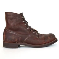 Red Wing Heritage Iron Ranger 8085 Copper Rough & Tough Brown Mens Boots 7 D