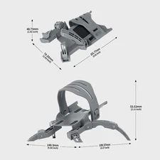 For DJI MINI 5 PRO Spider Leg Height-Adjustable Tripod - Standalone Model