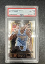 2016-17 Panini Select - Concourse Malik Beasley #56 (RC) LOW POP PSA GEM 10💎LFG