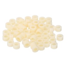 Round Spacer Washer Set, 60 Pcs 6.2mm ID, 11mm OD, 6mm Length for M6 Screws