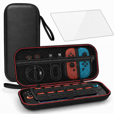 Nintendo Switch 2 Carry Case Screen Protector Travel Case Hard EVA Shell