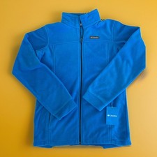  45 COLUMBIA Big Boys Steen's Mountain II Fleece Size XL Blue Jacket