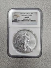 2012W Burnished American Silver Eagle Coin MS70 NGC First Releases