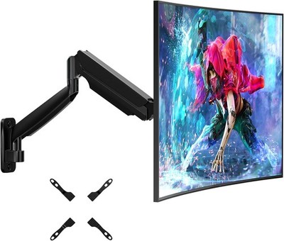 Monitor Wandhalterung für 17-45 Zoll   VESA 75/100/200 mm, bis 15kg Tragkraft