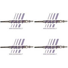 4x FAST GLÜHKERZEN FT82743 passend für 4-ZYLINDER CITROËN BERLINGO C-ELYSEE C3
