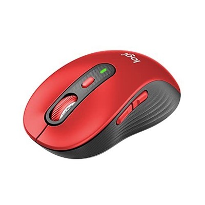 Logitech Signature M750MRD Kabellose Maus Leise Normal Rot Bluetooth Logi Bolt