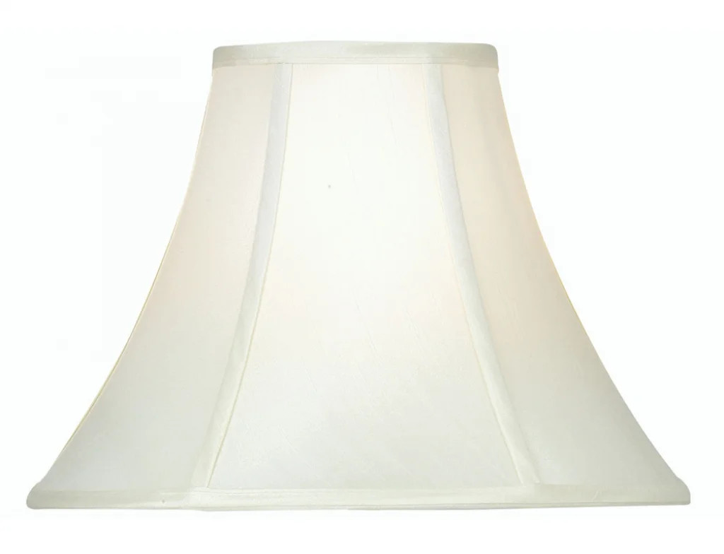 Lampshade Cream 8"" Empire Faux Silk 200mm Oaks Lighting S752/8 CR