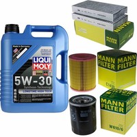 Inspektionspaket 5L Liqui Moly Longtime 5W-30 FüR Honda CR-V II 2.0 FR-V Civic