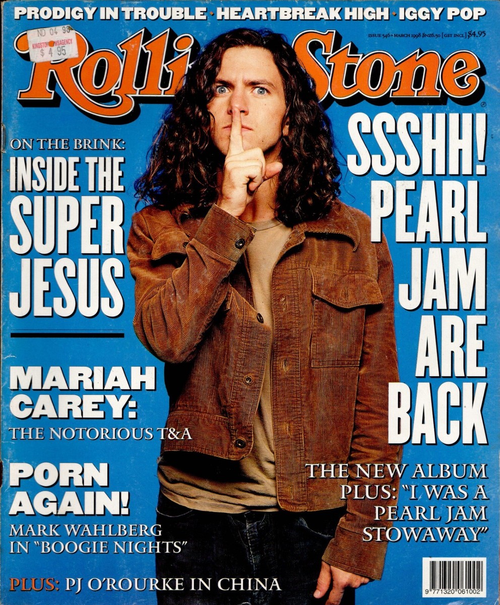 Rolling Stone Australia March 1998 (Issue 546) Eddie Vedder - Main Image