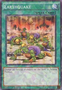 Earthquake - BP03-EN150 - Shatterfoil - 1st Edition x3 - Near Mint