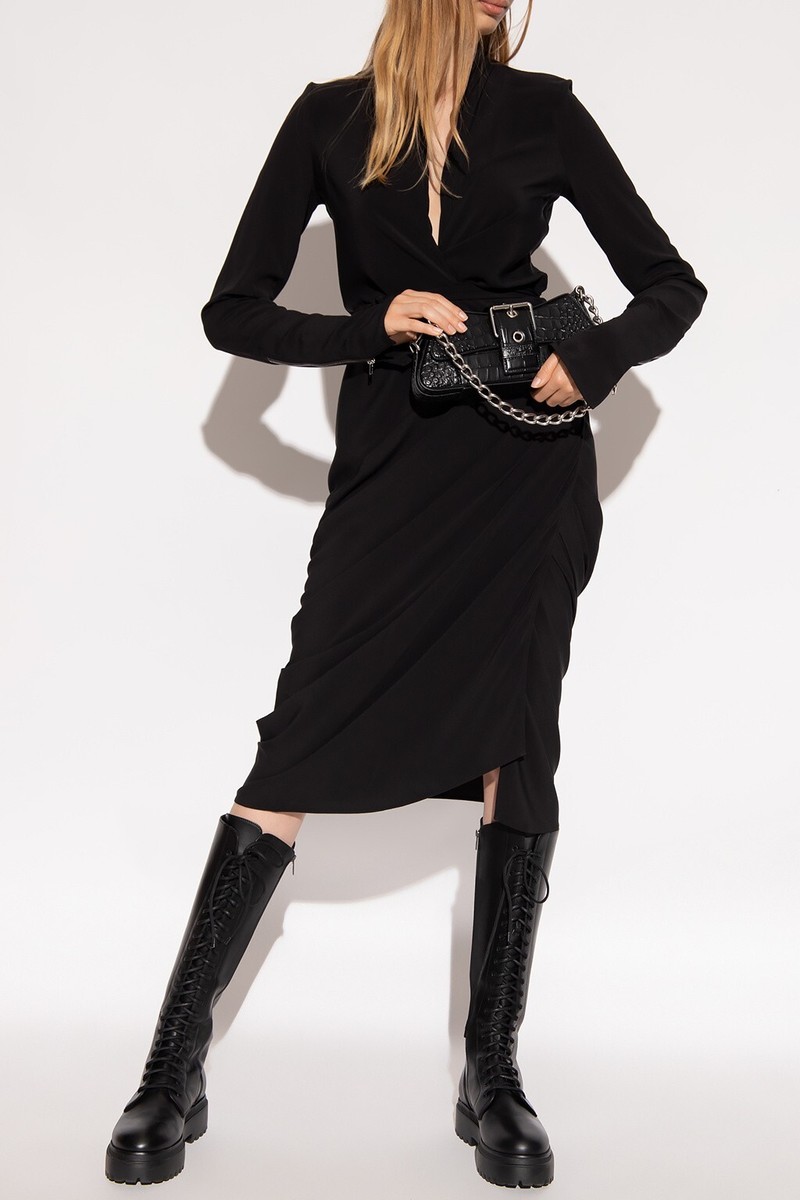 VIP【関税送料無料】希少 RICK OWENS FUCHSIA STRETCH DRESS Rick Owens DRESS | REVERSIBLE