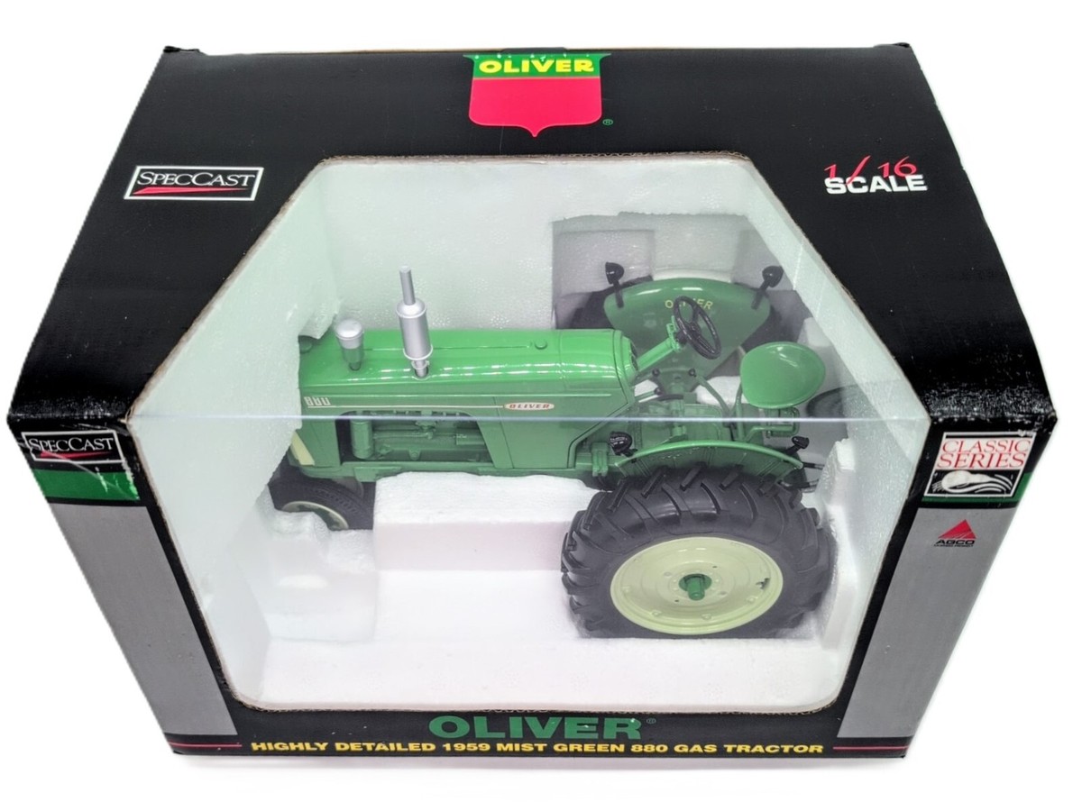 1/16 Oliver 880 Tractor With Narrow Front, Mist Green Color | eBay