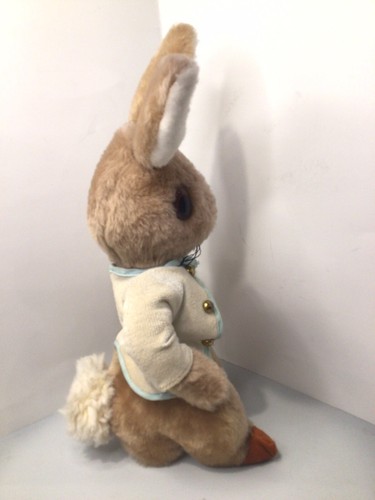 Vtg BEATRIX POTTER PETER RABBIT Stuffed Plush Animal 1970’s RARE White Jacket - Picture 4 of 9