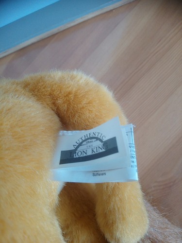 Peluche Simba roi lion Authentic Disney The Lion King Mattel 1993 - Picture 5 of 7