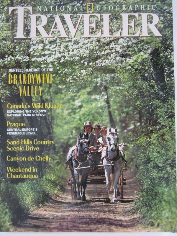 National Geographic TRAVELER Brandywine Valley Prague Canada Chautauqua May1993