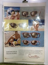 Cosmetan Calobar Sun Glasses 1952 Print Ad Ho...
