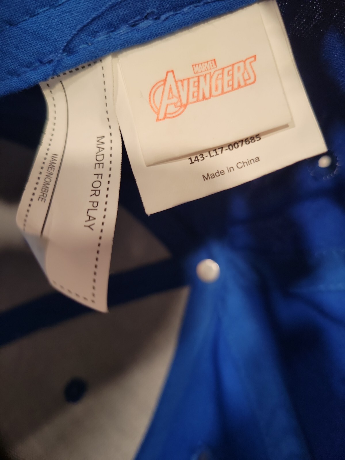 Kids Marvel Avengers Hat Patch Logo Snapback Blue Youth Baseball Cap eBay