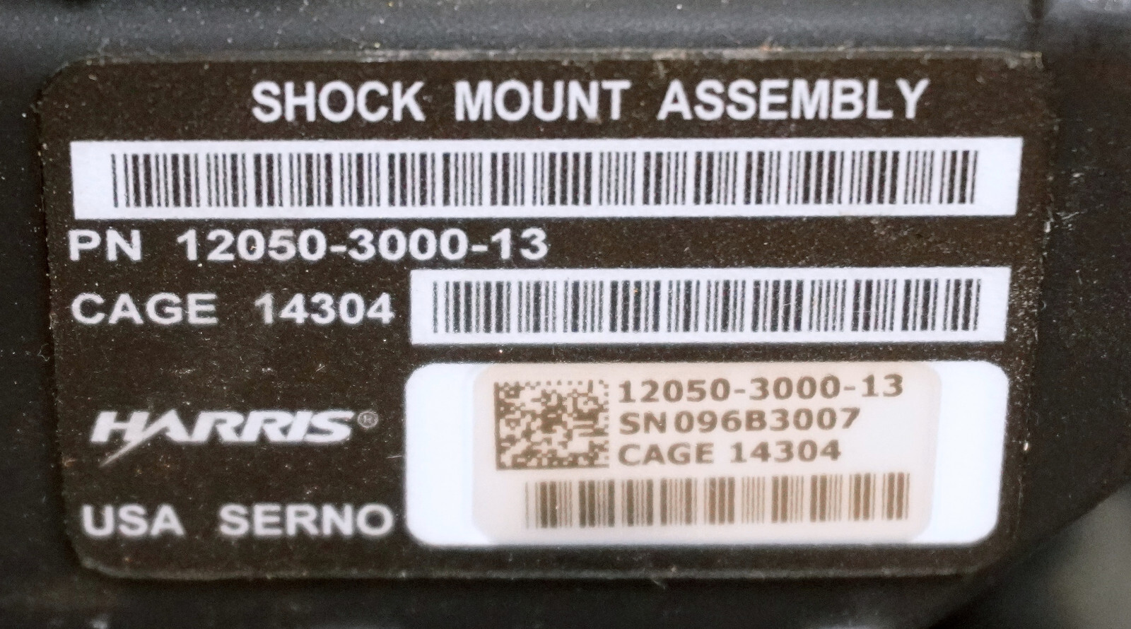 Harris Military Vehicle Radio Shock Mount Interface 12050304001 HMMWV