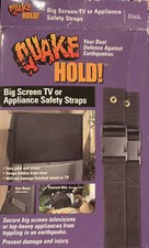 Quake Hold - For Big Screen TV or Appliance - Safety Straps Pack Of 2
