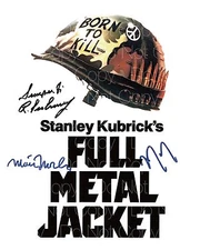 Full Metal Jacket signed Ermey Modine 8X10 photo picture poster autograph RP