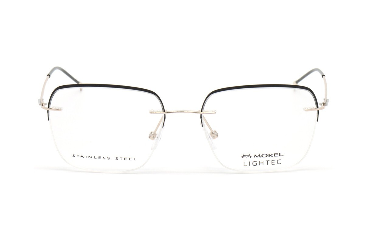 Оправа для очков Lightec Morel 30220L DN10 BlackGold в полуободковой оправе 54-17-145 33190₽